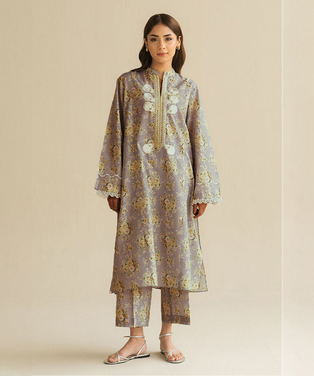 Lawn - 2PC Printed -1533