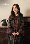 '-3PC DHANAK EMBROIDERED UNSTICHED SUIT V259