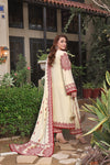 3PC DHANAK EMBROIDERED SHIRT WITH DHANAK EMBROIDERED SHAWL & TROUSER V672