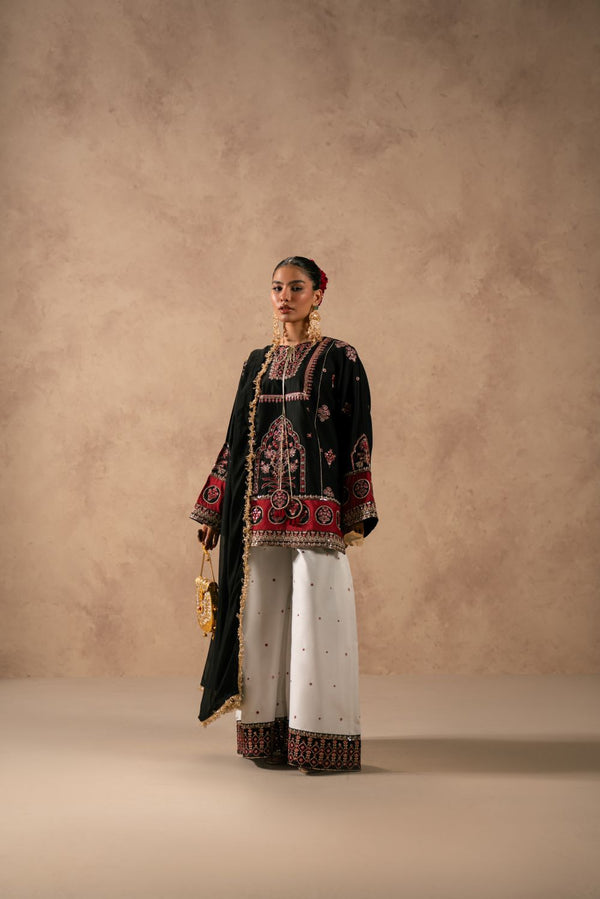 Luxury Silk 3 Piece Unstitched suit V734