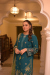 Dhanak Unstitched Embroidered Collection with kotrai Printed Dupata V57