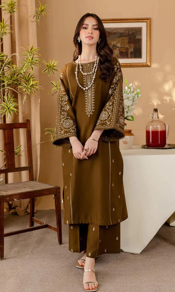 Dhanak 2PC Embroidered V105