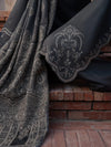 IZEL-3PC DHANAK EMBROIDERED SHIRT WITH WOOL PRINTED SHAWL & TROUSER 736