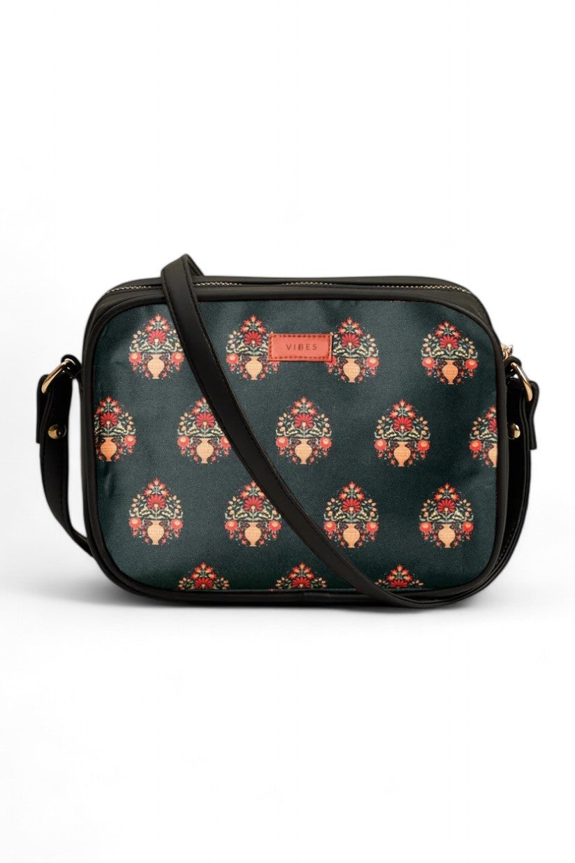 Ideas Royal Print Print Cross body bag V-0246