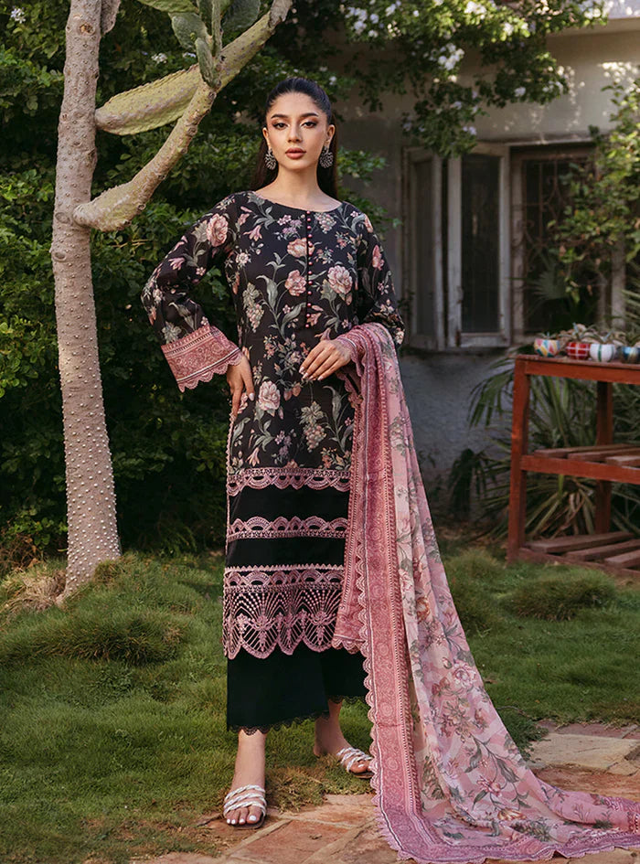 3PC Lawn Printed Shirt With Digital Printed Dupatta-1619