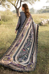 Maria B Lawn-3PC Embroidered with Digital Printed Dupatta-1075