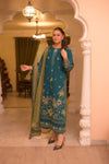 Dhanak Unstitched Embroidered Collection with kotrai Printed Dupata V57