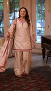 ANEELAS UNSTITCH DHANAK 3PC SUIT V46