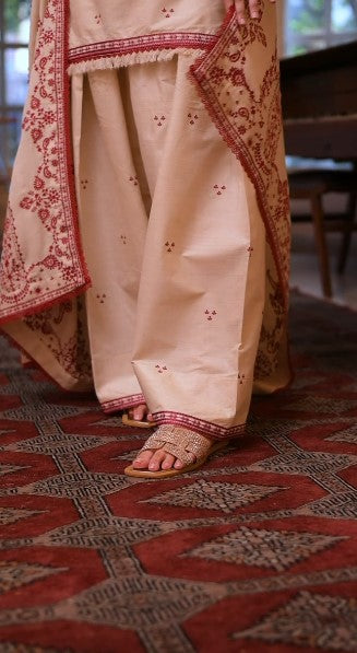 ANEELAS UNSTITCH DHANAK 3PC SUIT V46