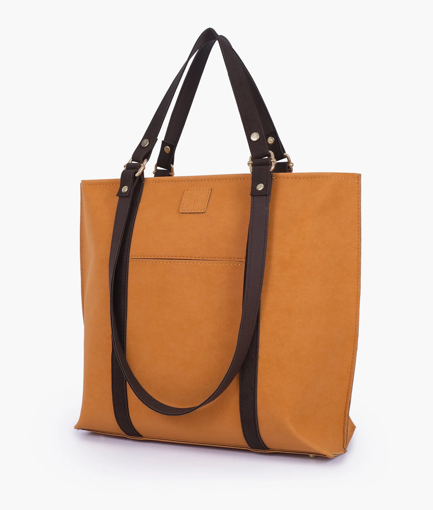 Ideas Mustard Double Handle Tote Bag V-0150