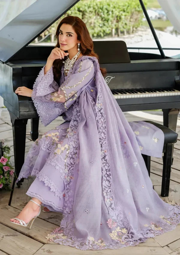 Unstitched Fully Embroidered Lawn Fabric Embroidered Dupatta 726