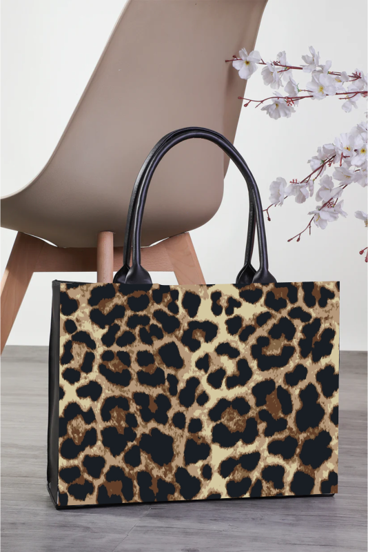 Ideas Print-Leopard Bag V-0182