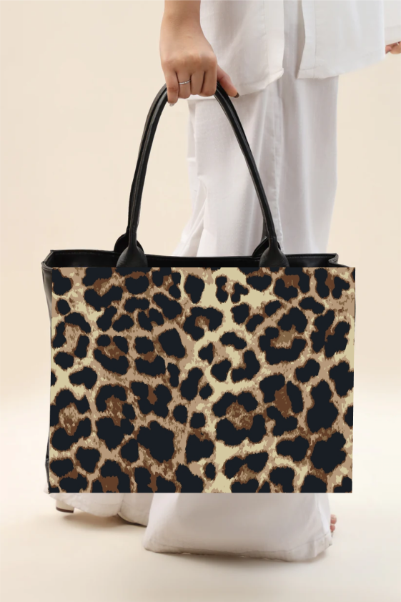 Ideas Print-Leopard Bag V-0182